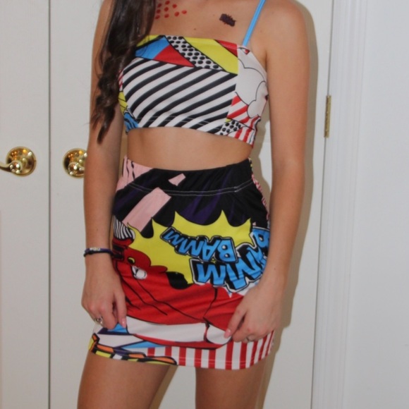 Comic book Halloween costume